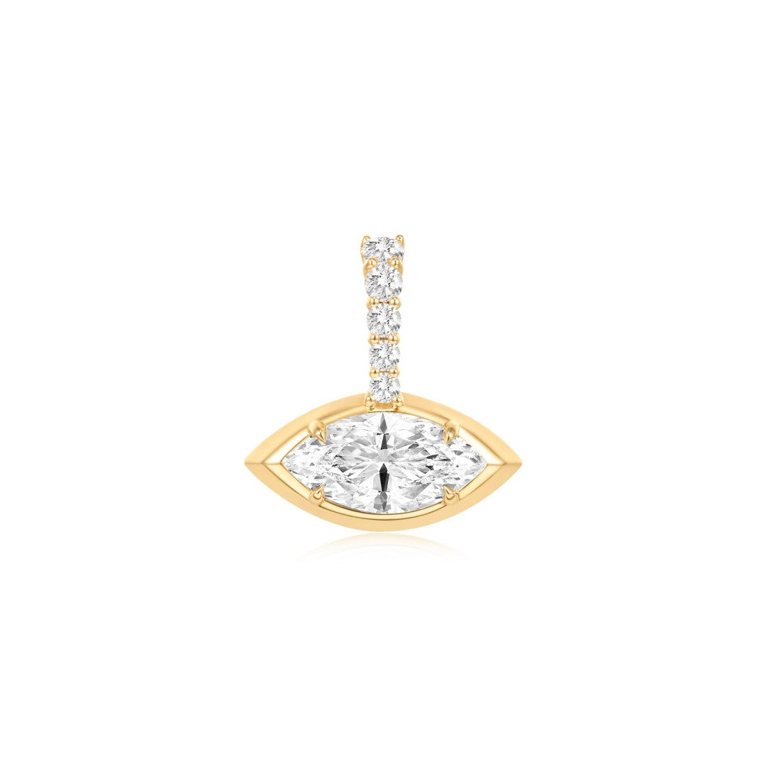 Marquise Lab-Grown Diamond Charm