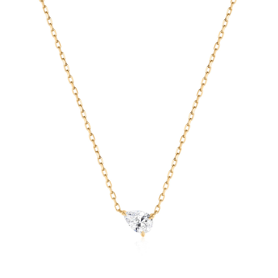 Pear-Cut Lab-Grown Diamond Pendant
