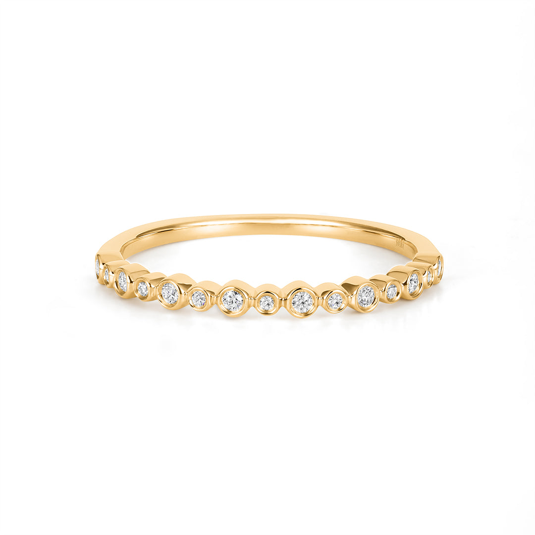 Round Diamond Bezel Eternity Ring