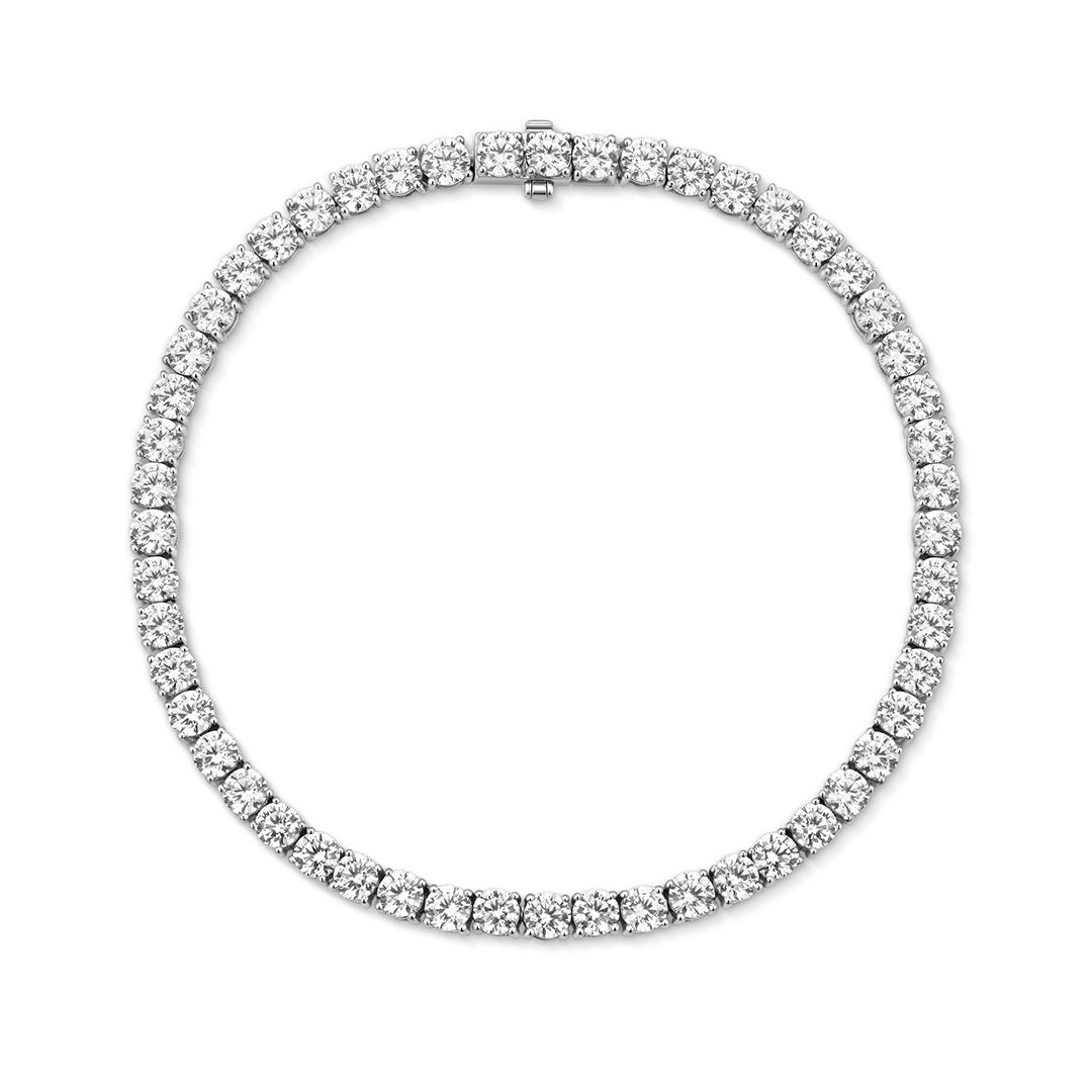 Gold 4MM Lab-Grown Diamond Tennis Bracelet