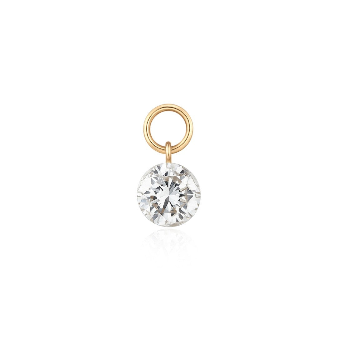 Round Lab-Grown Diamond Charm