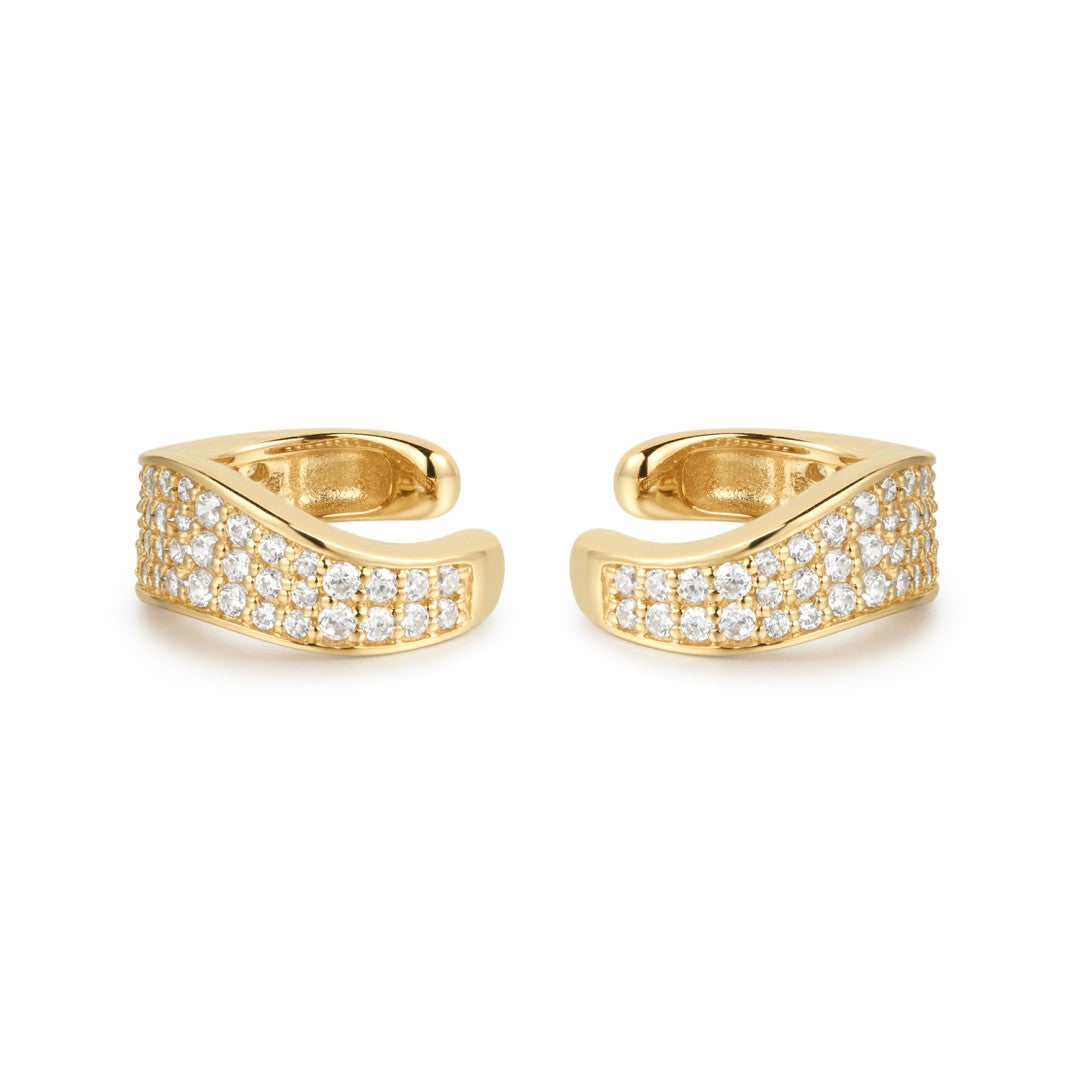 Pavé Wave Ear Cuff